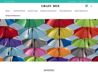 Grain Box upominki reklamowe, odzież i słodycze reklamowe