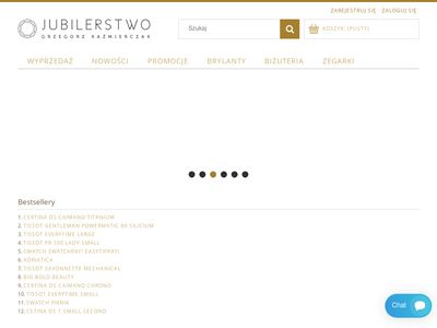 Sklep internetowy z zegarkami jubiler-kazmierczak.pl