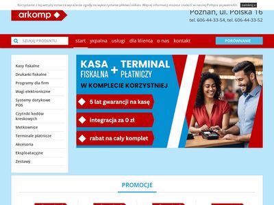 Sklep drukarki fiskalne, kasy online Poznań