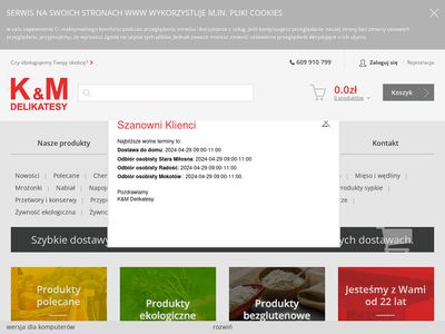 Warszawskie Delikatesy K&M - sklep online