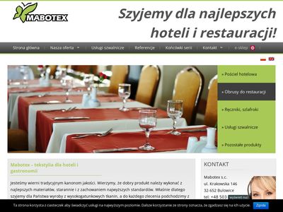 Www.mabotex.pl szlafroki hotelowe