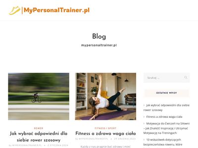 Mypersonaltrainer.pl Trening personalny