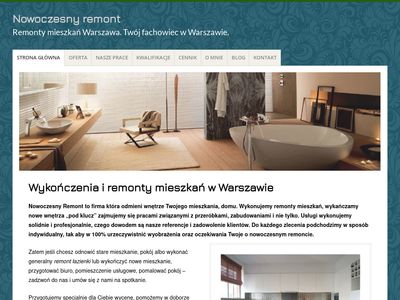 Remonty mieszkań Warszawa - nowoczesnyremont.pl