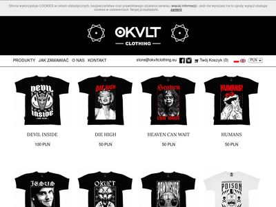 Okvlt Clothing koszulki z nadrukiem sklep online