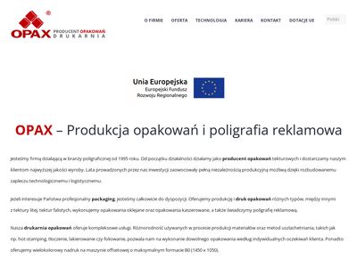 Opax.pl packaging