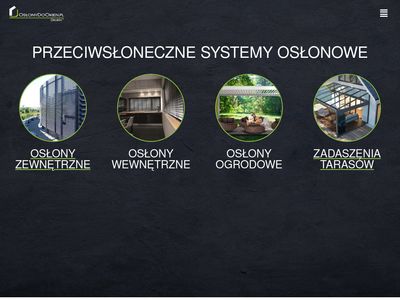 Oslonydookien.pl osłony zewnętrzne Warszawa
