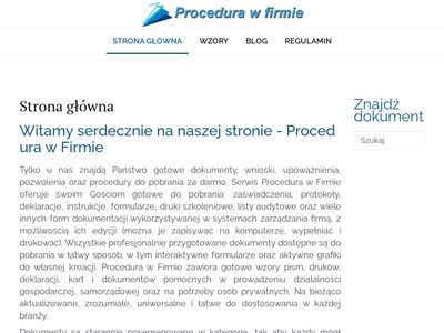 Procedurawfirmie.pl grafik pracy