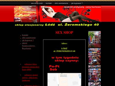 Sexshop Łódź samoobsługowy