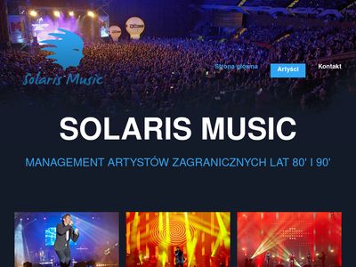 Solarismusic.pl - koncerty gwiazd zagranicznych