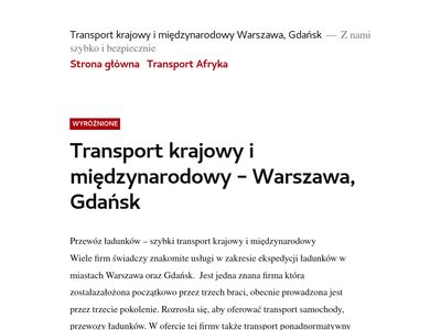 Przewóz, transport mebli Żoliborz