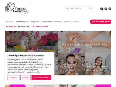 TrustedCosmetics.pl to serwis o kosmetykach, urodzie, zdrowiu