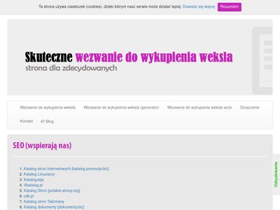 Wezwaniedowykupieniaweksla.online-kancelaria.pl
