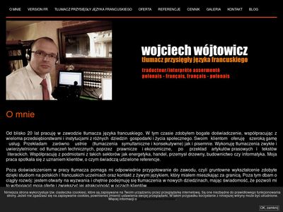Wojciech Wójtowicz tłumacz przysięgły francuskiego z Krakowa