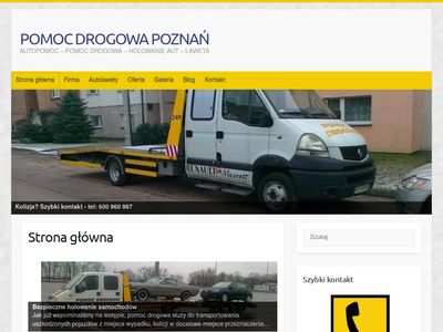 Pomocdrogowapoznań.pl pomoc drogowa