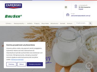 PPH Zarębski - producent i dystrybutor wyrobów mleczarskich