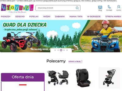 Wózki spacerowe dla dzieci - 4Toys.pl