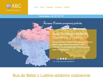 ABC Przewozy busy do Belgii z Lublina, busy do Holandii i Niemiec