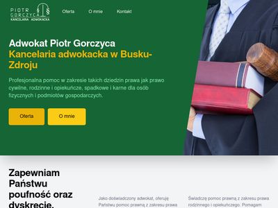 Kancelaria adwokacka w Busku-Zdroju - adwokat-gorczyca.pl