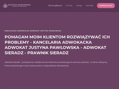 Adwokat Sieradz – Justyna Pawłowska – Kancelaria Adwokacka