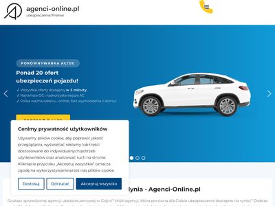 Agenci-Online - porównywarka ubezpieczeń OC/AC!