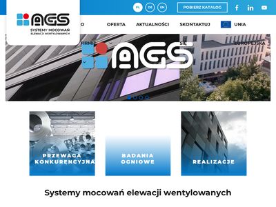 Systemy mocowań elewacji - ags.org.pl