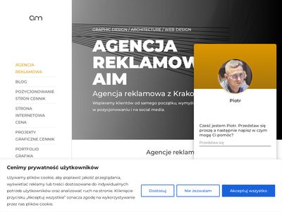 Tworzenie stron internetowych i pozycjonowanie w Krakowie - aimnow.art
