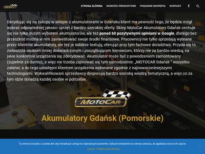 Akumulatory motocyklowe Gdańsk - Akustrefa