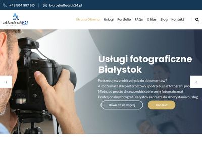 Projekty graficzne Białystok - alfadruk24