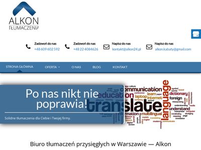 Centrum tłumaczeń ursynów alkon24.pl