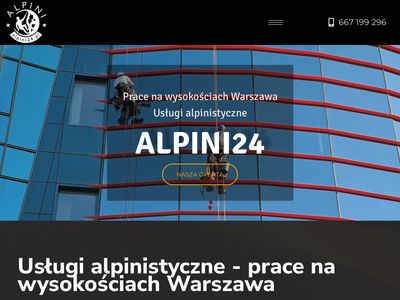 Prace wysokościowe Warszawa - alpini24.pl