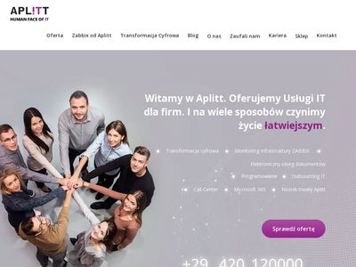 Outsourcing usług IT - aplitt.pl