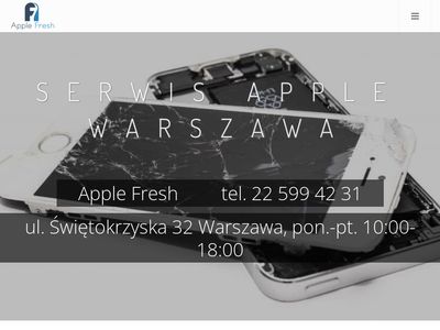 Serwisowanie sprzętu Apple Warszawa - applefresh.pl