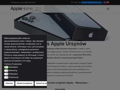 Serwis AppleHome – Warszawa Ursynów | naprawa iPhone Ursynów