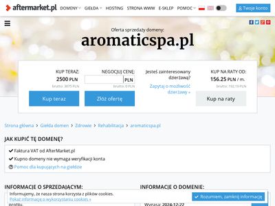 Aromaticspa.pl - naturalne olejki eteryczne