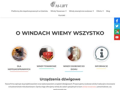 Podnośnik magazynowy gdańsk - as-lift.eu