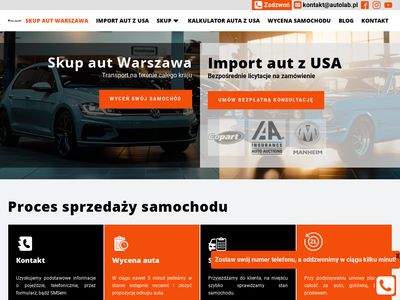 Autolab.pl - skup aut w Warszawie oraz import aut z USA