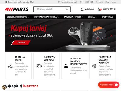 AWparts.pl - internetowy sklep z częściami samochodowymi