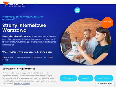 Strony internetowe, projektowanie stron internetowych - awprojekt-art.pl