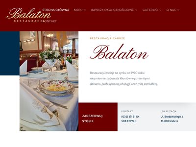 Restauracja Balaton - https://balaton.zabrze.pl/