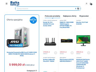 Balta.pl bateria do laptopa