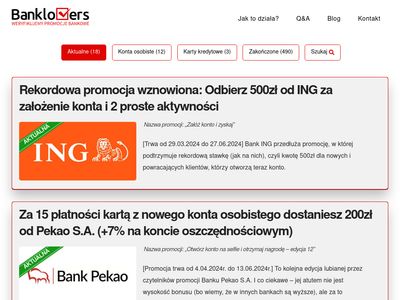 Banklovers - Pomagamy zarabiać na bankach