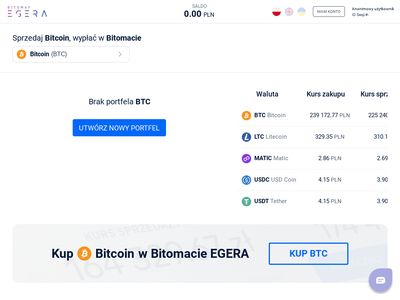 Nowoczesna wymiana kryptowalut na gotówkę - bitomat.egera.com