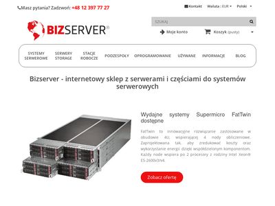 Bizserver - sklep z serwerami dla firm
