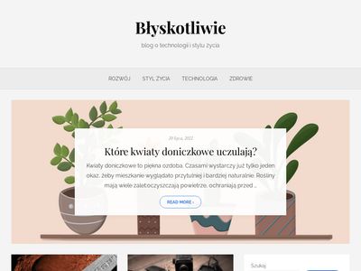 Blog ogólnotematyczny - blyskotliwie.pl