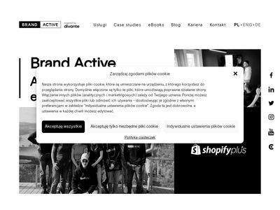 Agencja Shopify i jej profesjonalne usługi - brandactive.pl