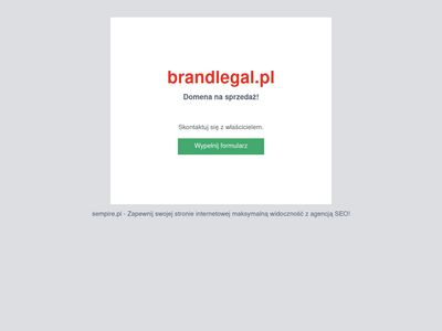 Zastrzeżenie nazwy firmy i logo - brandlegal.pl