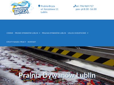 Pralnia Bryza – pranie dywanów w Lublinie na wskroś