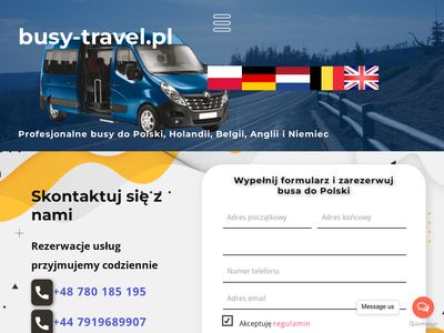 Busy do Anglii, Holandii, Niemiec i Belgii - busy-travel.pl