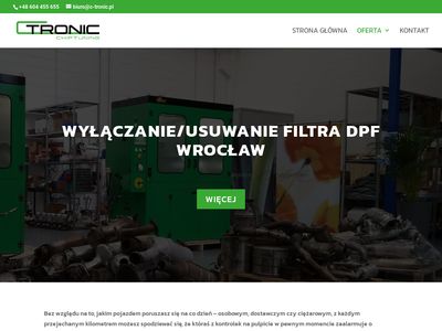 C-Tronic – Usuwanie Filtra DPF Wrocław