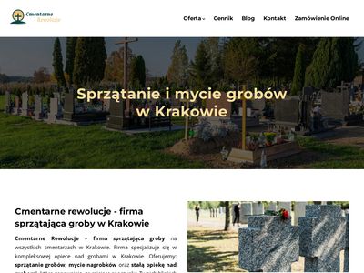 Sprzątanie i mycie grobów Kraków - cmentarnerewolucje.pl